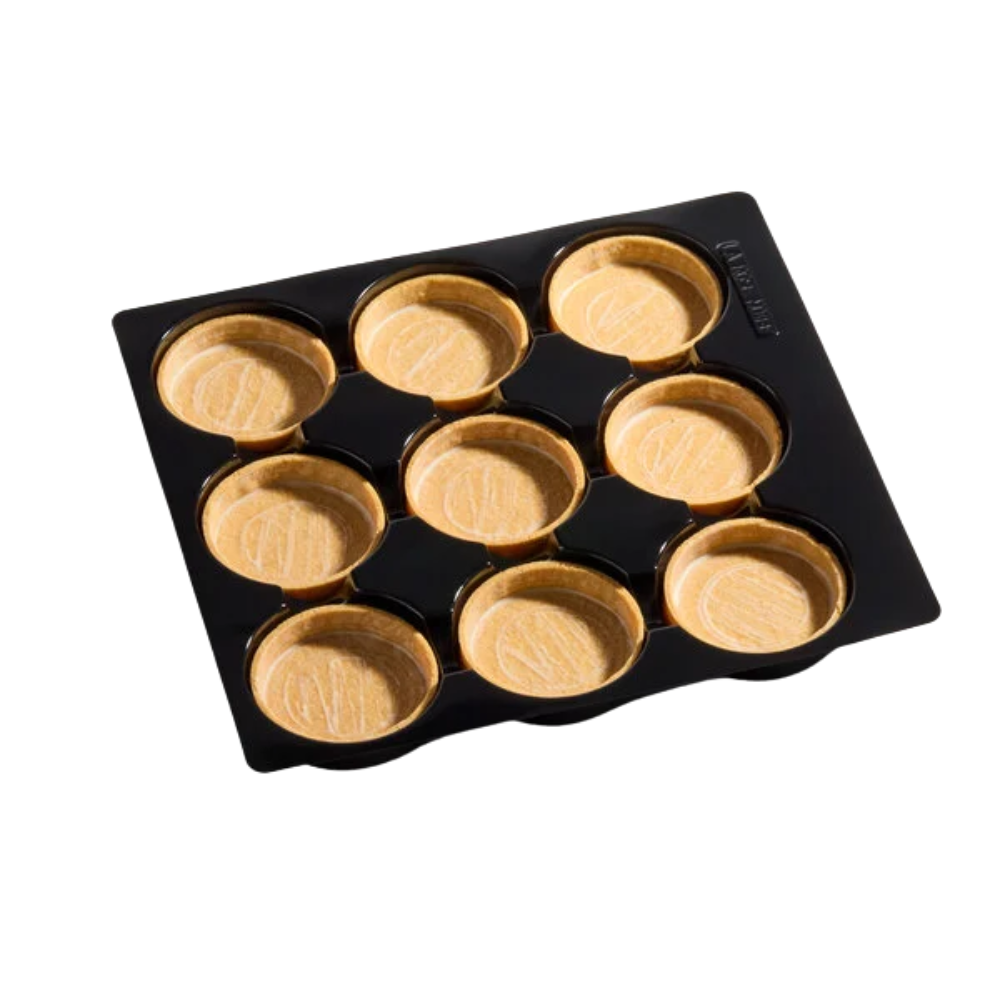 Large Round Tart Shell with Vanilla Coating