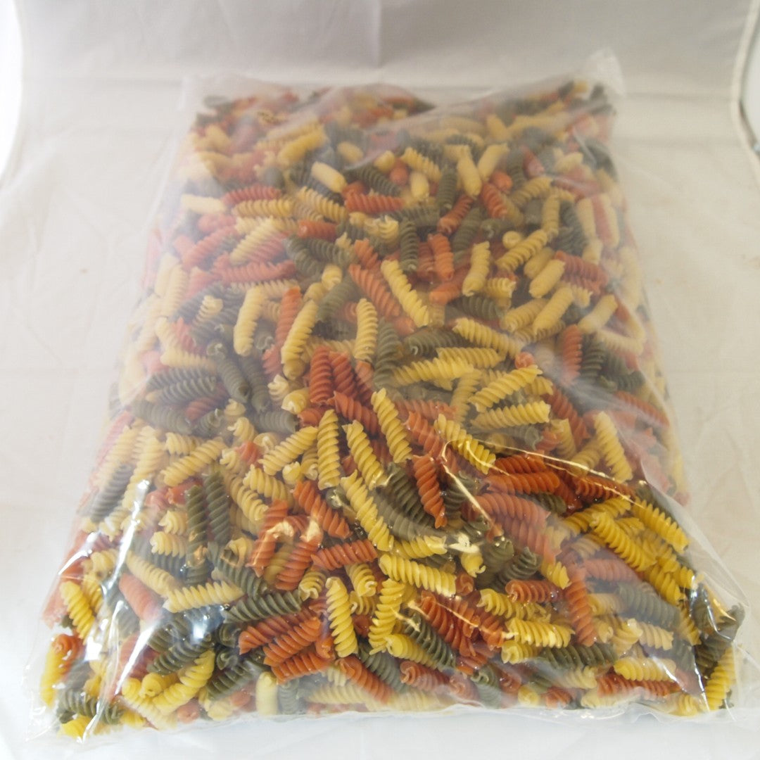Tri-Color Spiral Pasta