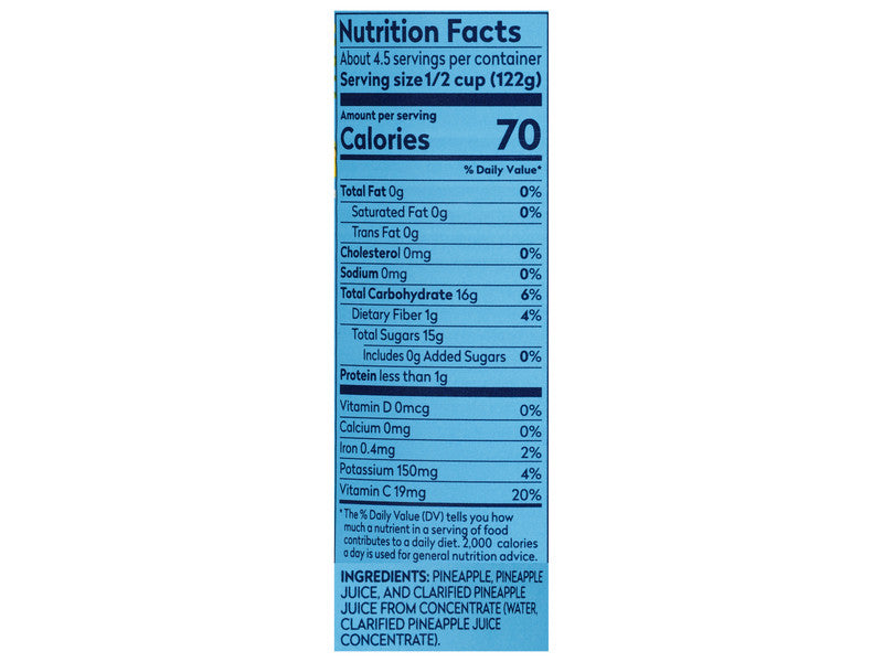 Pineapple Tidbits in Juice