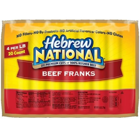 * Kosher Hot Dog 6 Inch 4:1