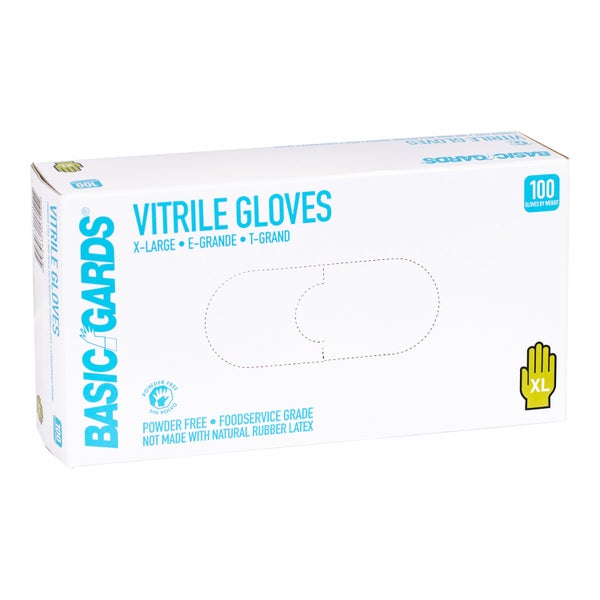 * Extra Large Blue Vitrile Gloves