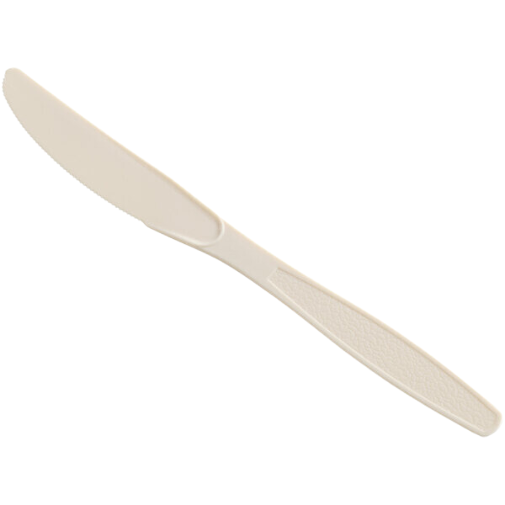 Heavy Duty Natural Color Plastic Knife