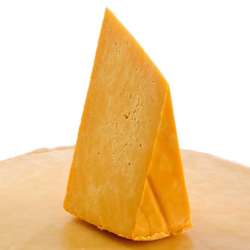 Red Wax Baby Cheddar Wedge