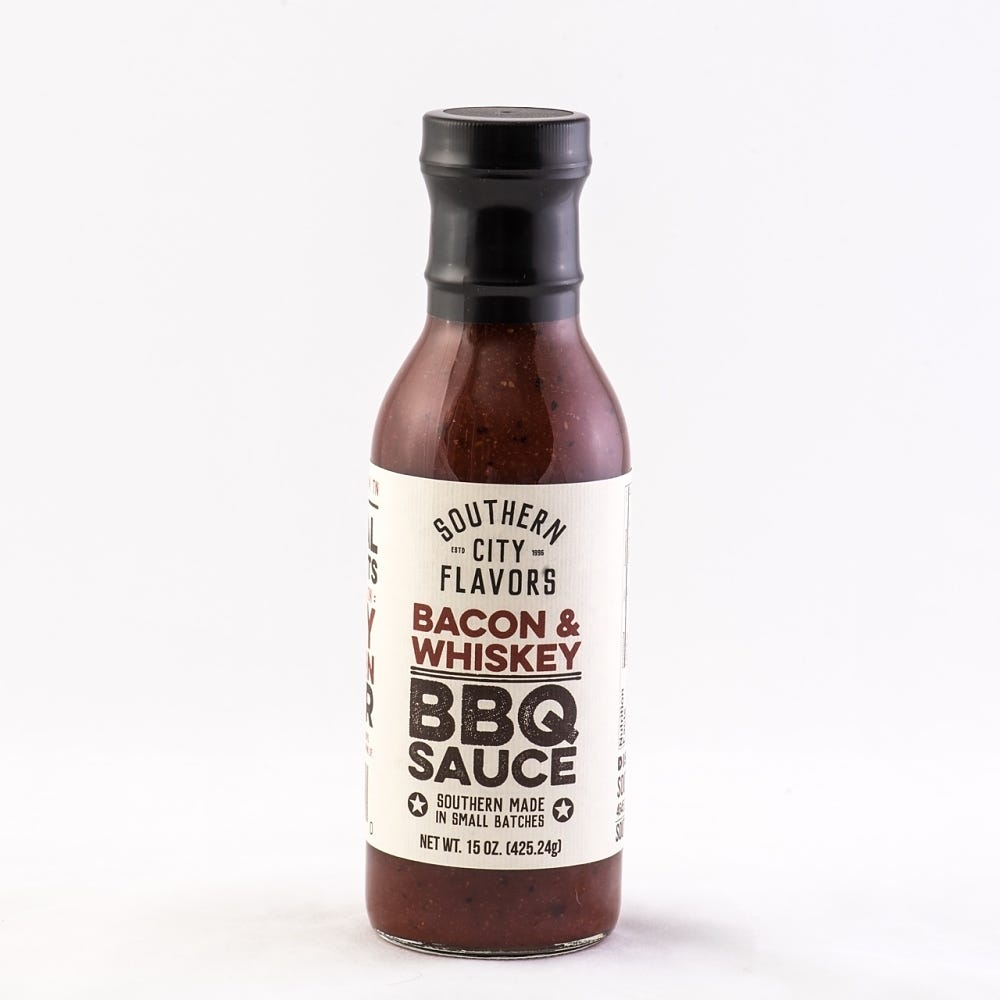 Southern City Flavors Bacon & Whiskey BBQ Sauce