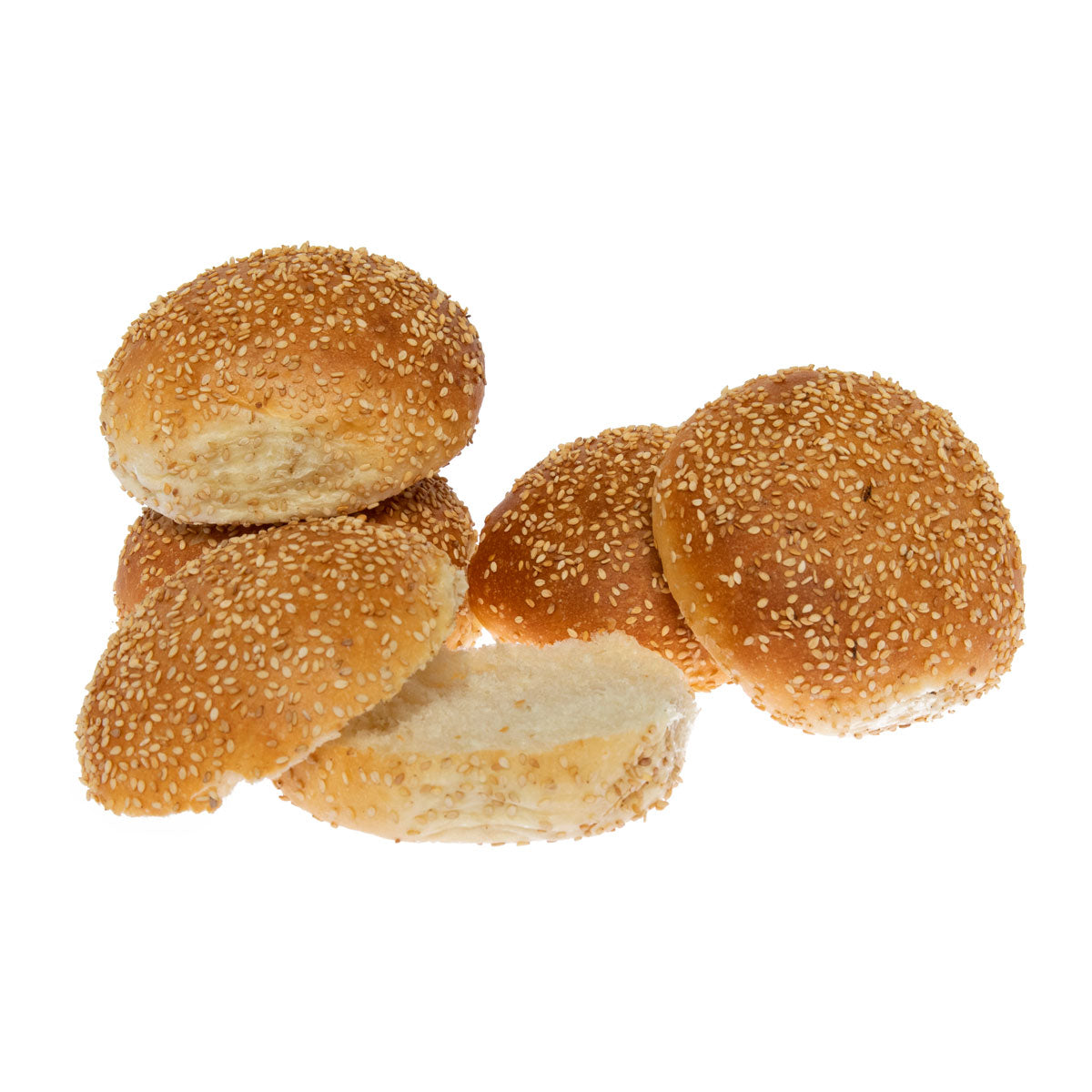 Frozen 4 Sesame Burger Bun Sliced