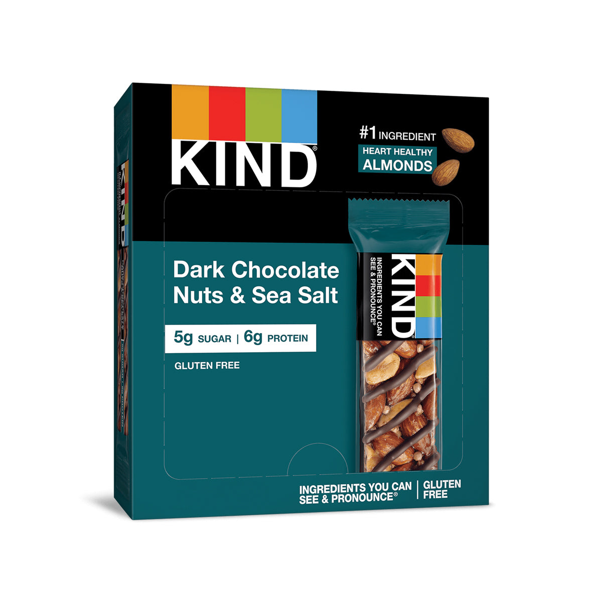 Dark Chocolate, Nuts & Sea Salt Bar