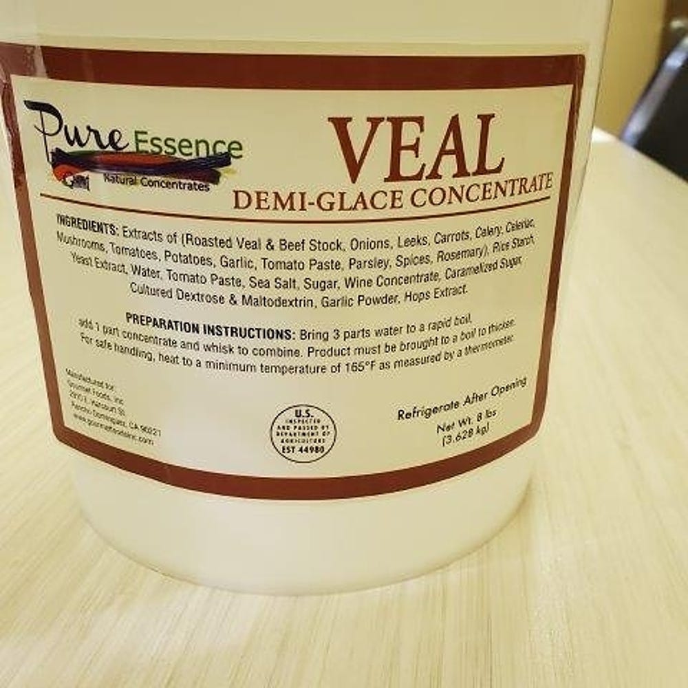 Veal Demi Glace Concentrate Gluten Free