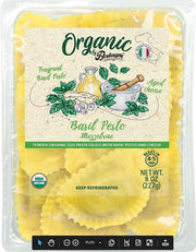 Organic Basil Pesto Mezzalune Pasta