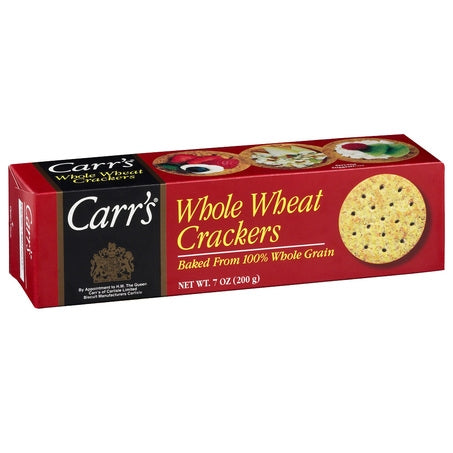 * Carrs Whole Wheat Crackers