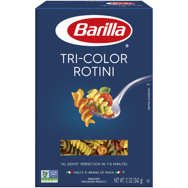 * Tri-Color Rotini Pasta