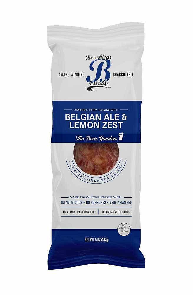 Belgian Ale & Lemon Zest Uncured Salami Chub