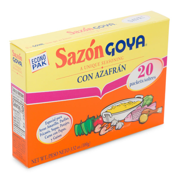 Sazon with Saffron Packets