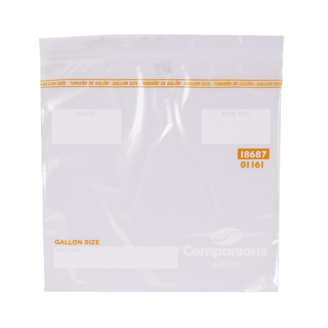 * Gallon Resealable Plastic Bag