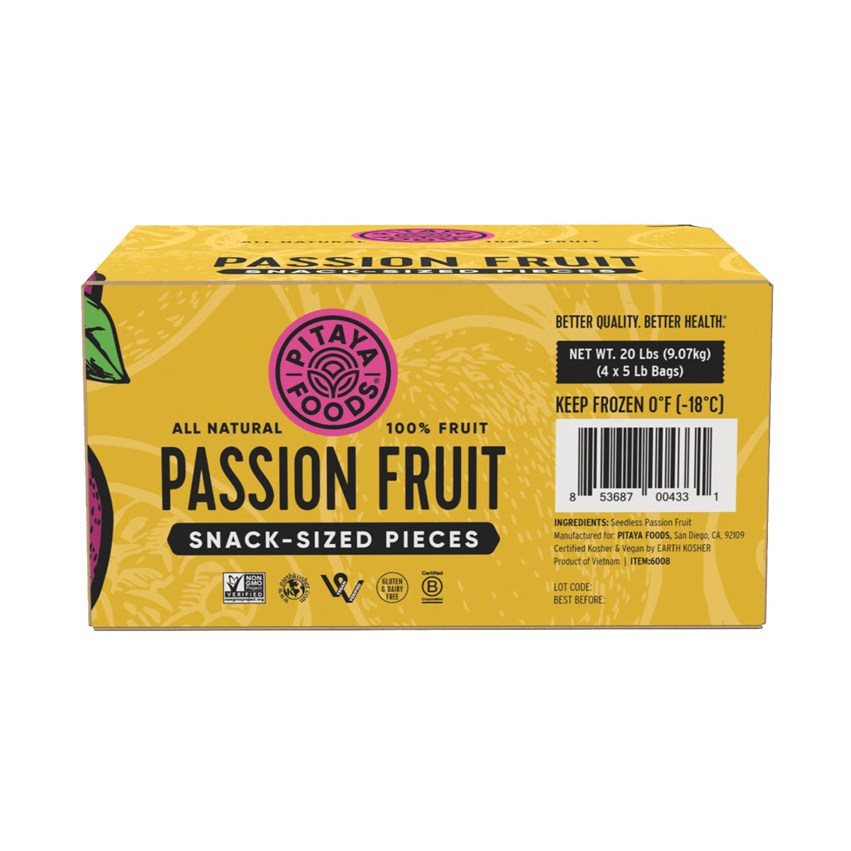 Passion Fruit Cubes