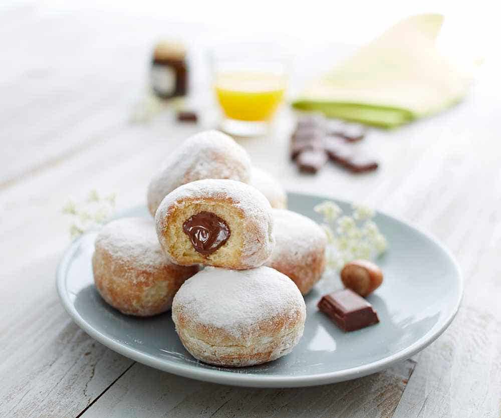 Mini Hazelnut Chocolate Beignets
