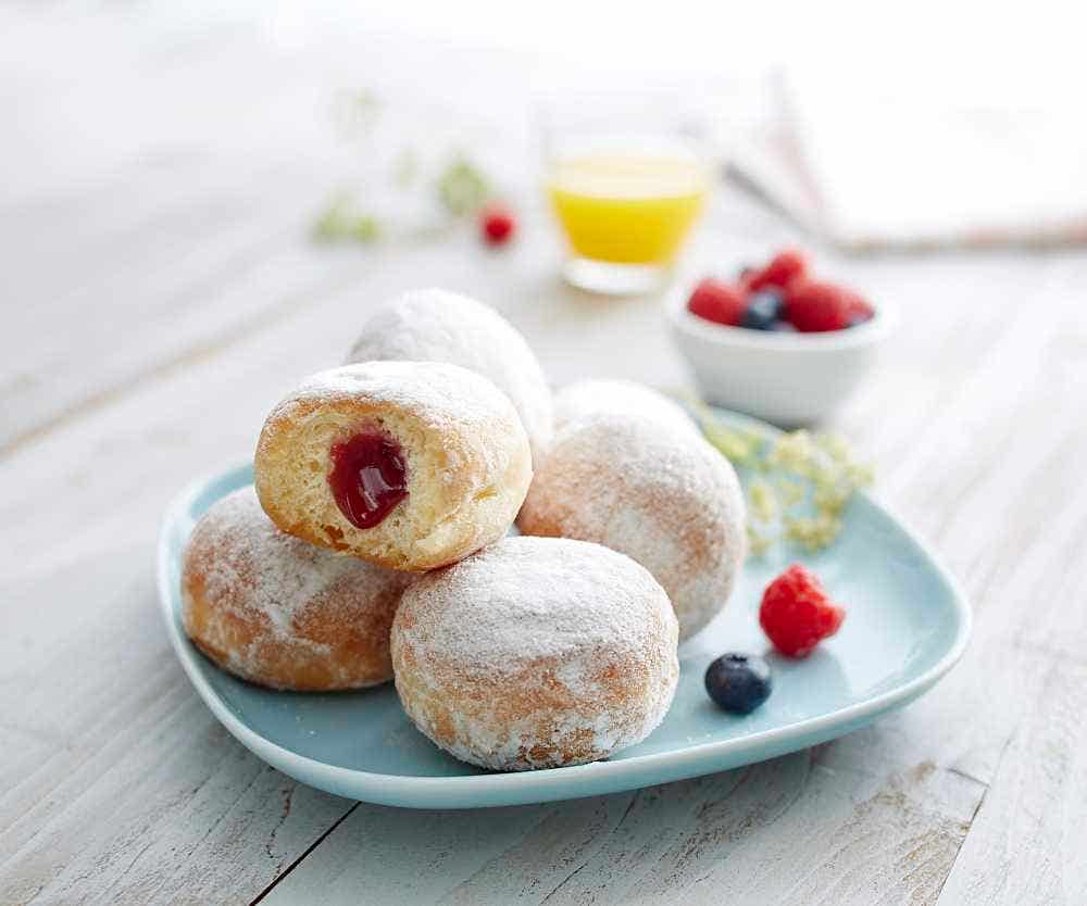 Mini Mixed Berry Beignets