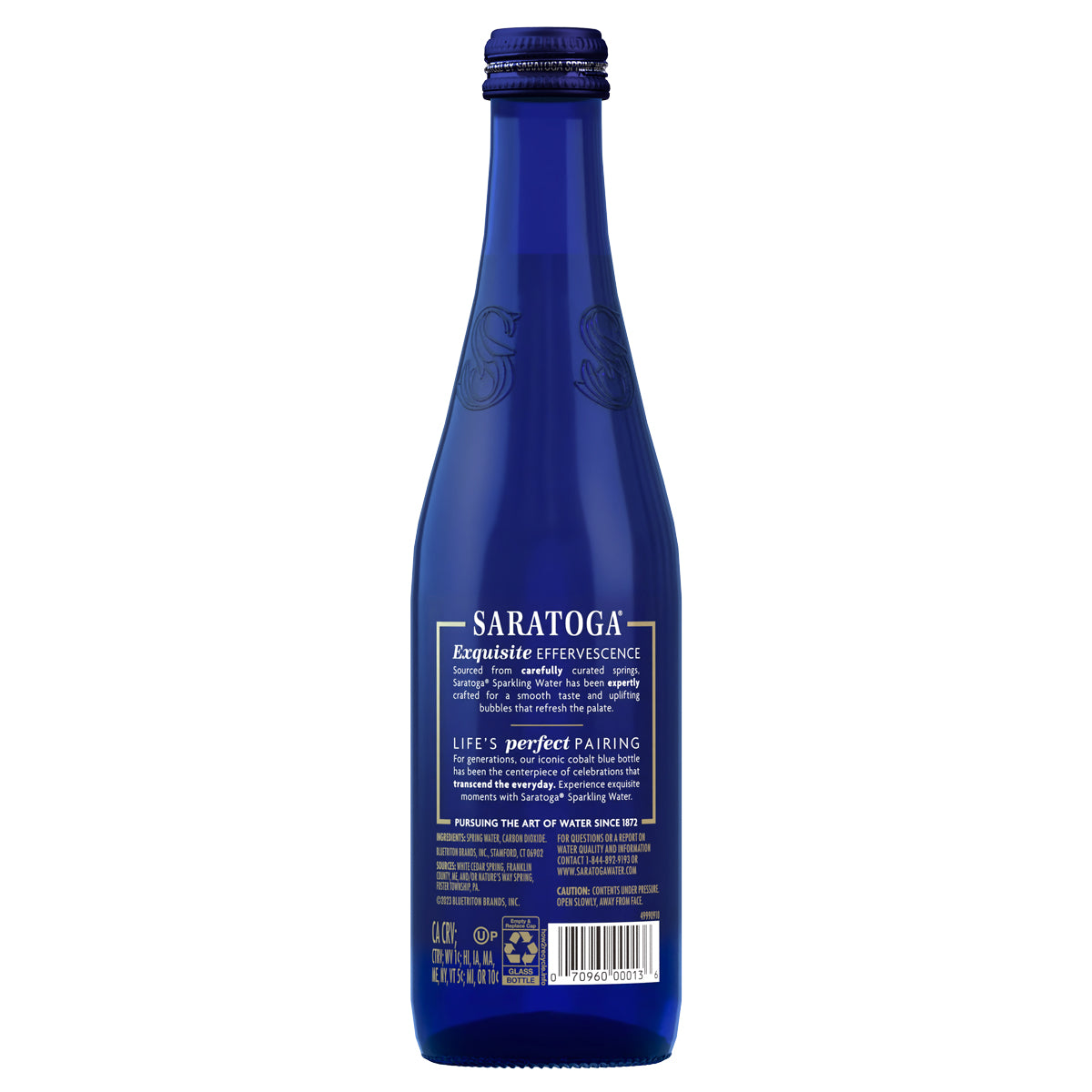 Sparkling Spring Water in Glass