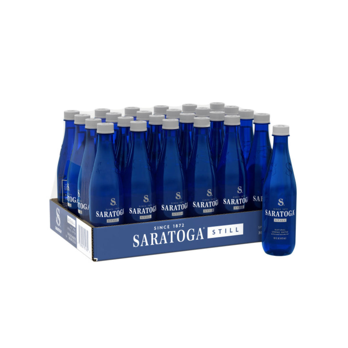 Still Spring Water in Blue Plastic