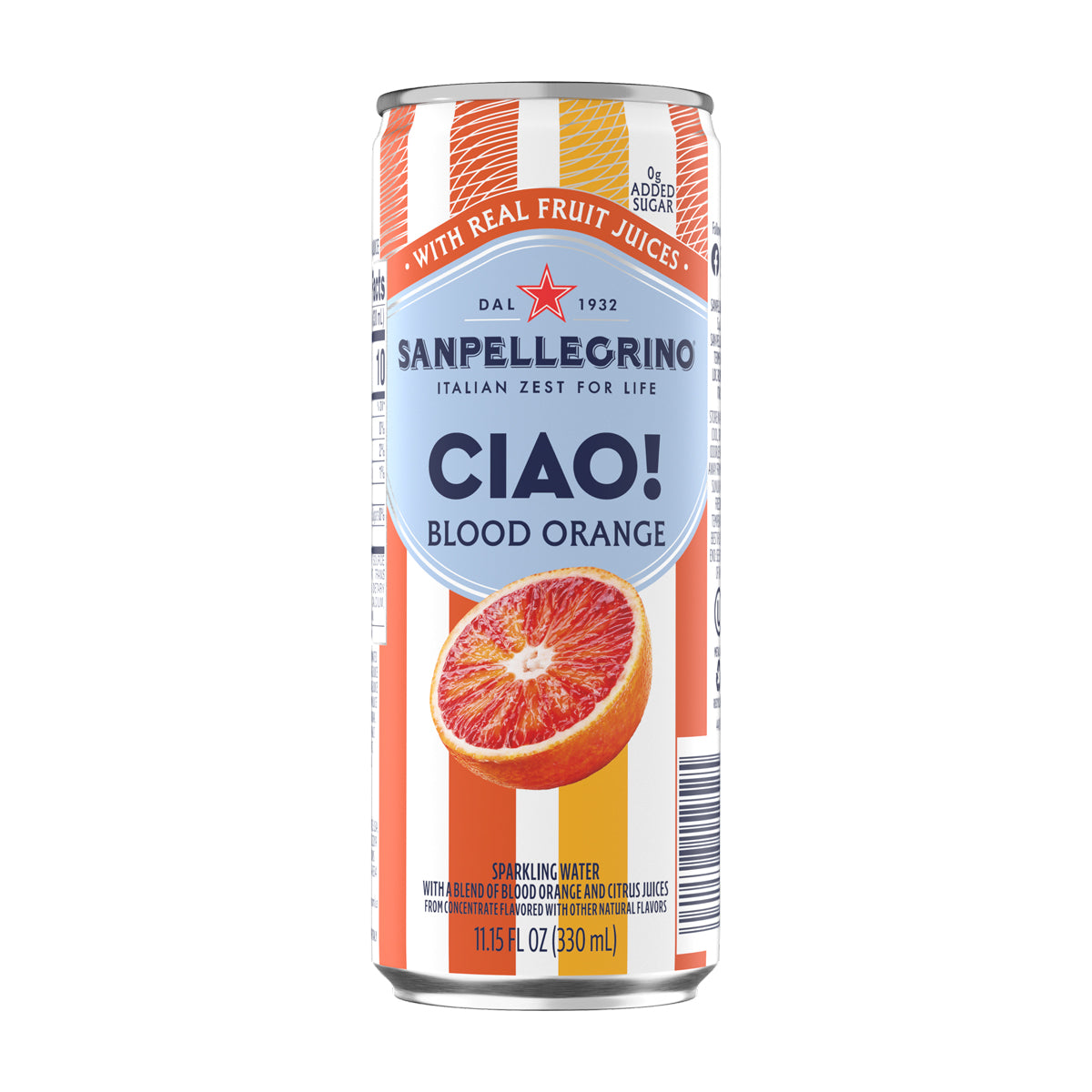 CIAO Blood Orange Flavored Sparkling Water