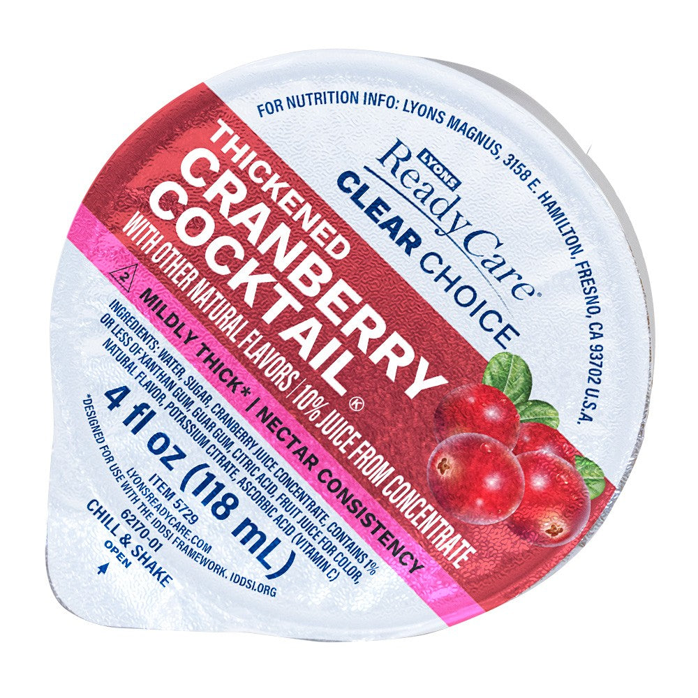 Thickened Cranberry Juice Level 2 Mildly Thick