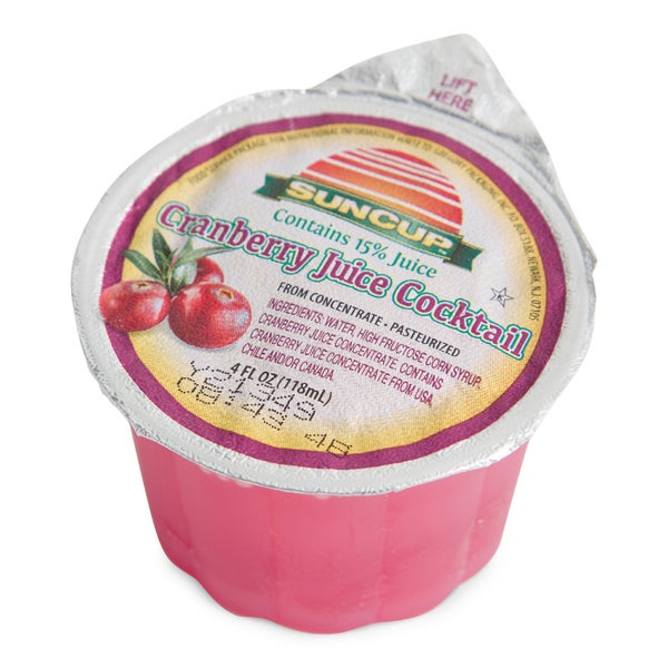 Cranberry Juice Cocktail Frozen 4oz Cup