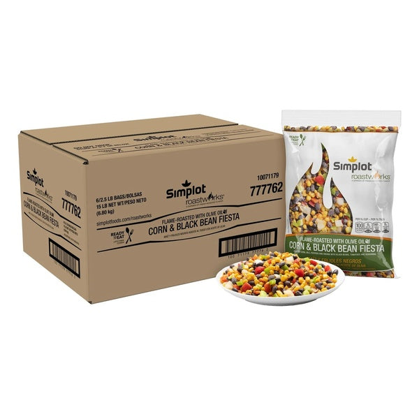 * Flame Roasted Corn and Black Bean Fiesta Blend