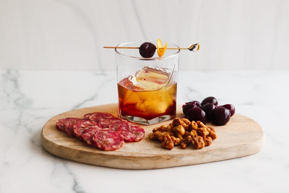 Bourbon & Sour Cherries Uncured Salami Chub