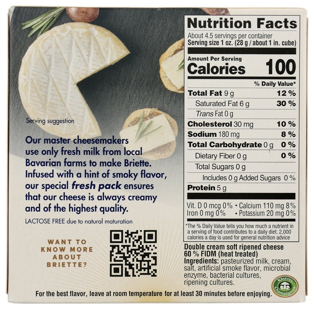 Smoky Brie Mini Wheel