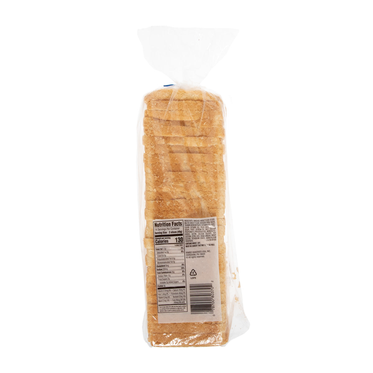Sliced White Bread