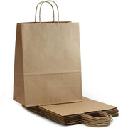 Brown Paper Shopping Bag 10x5x13