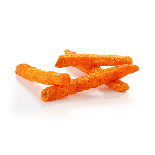 * 3/8 Inch Seasoned Sweet Potato Fries