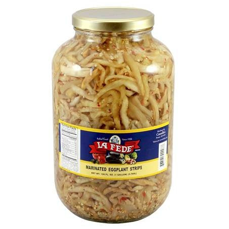 Marinated Eggplant Strips