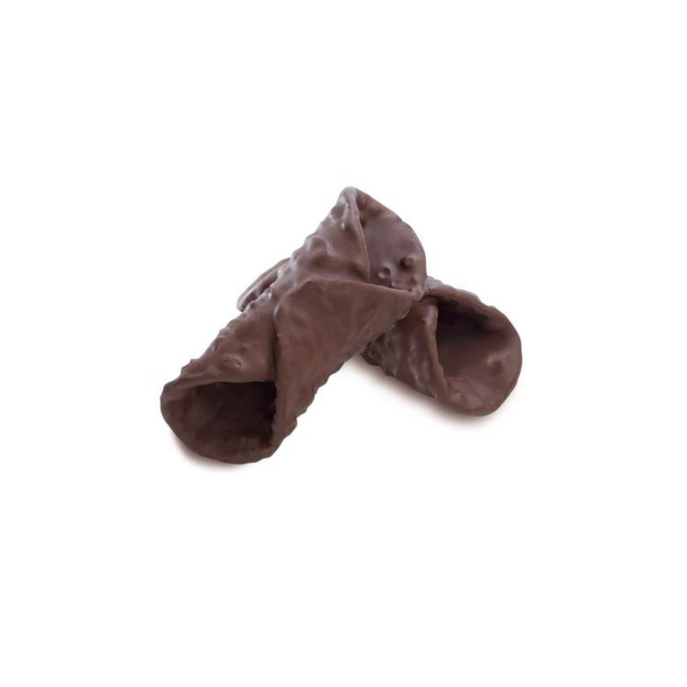 Chocolate Covered Cannoli Shells