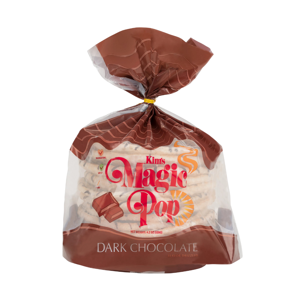 Dark Chocolate Drizzled Rice Cakes