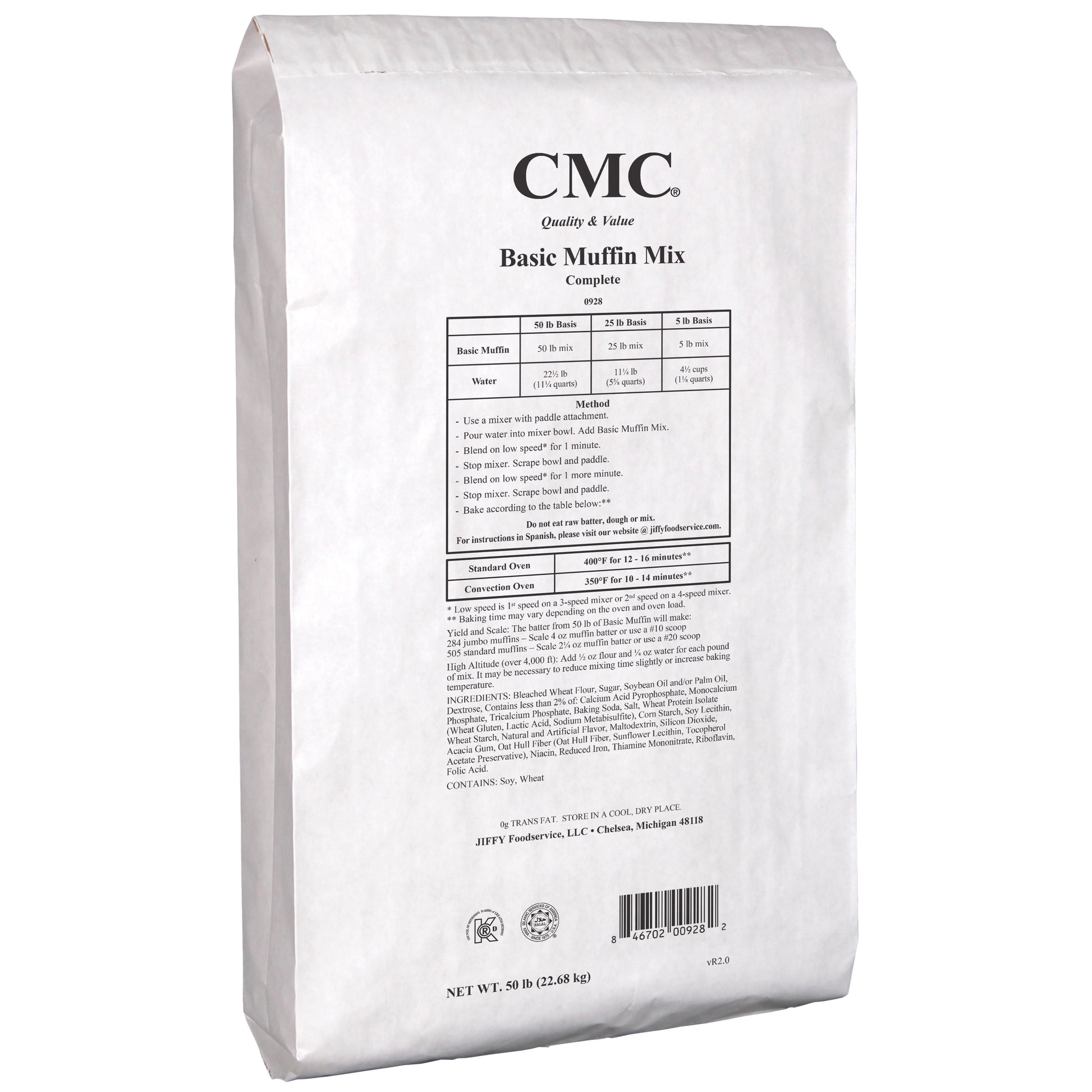 50lb Basic Muffin Mix