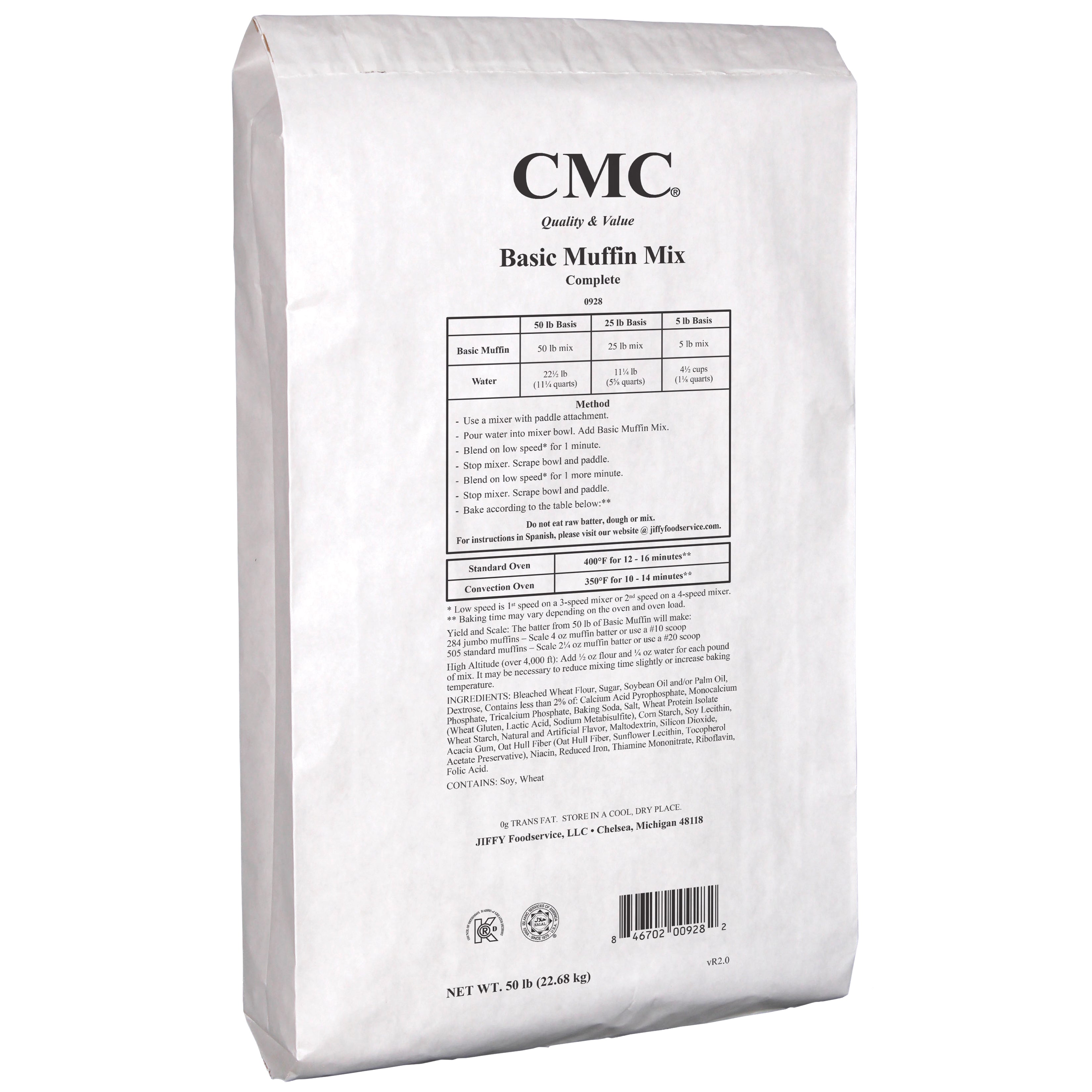 50lb Basic Muffin Mix