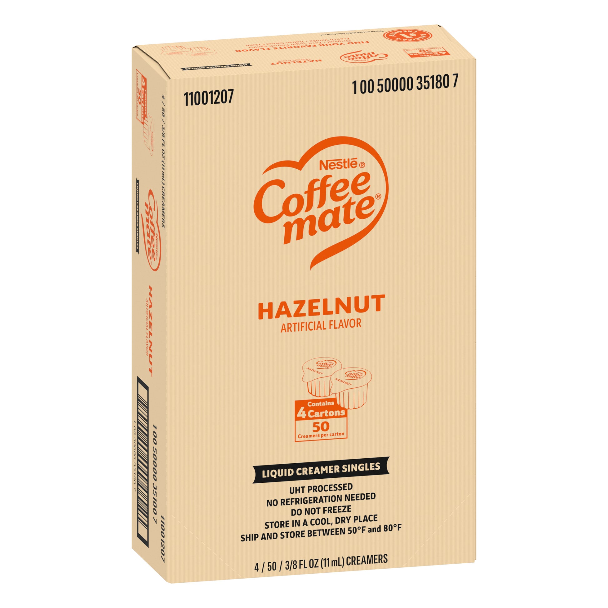 Hazelnut Creamer Portion Control Cups