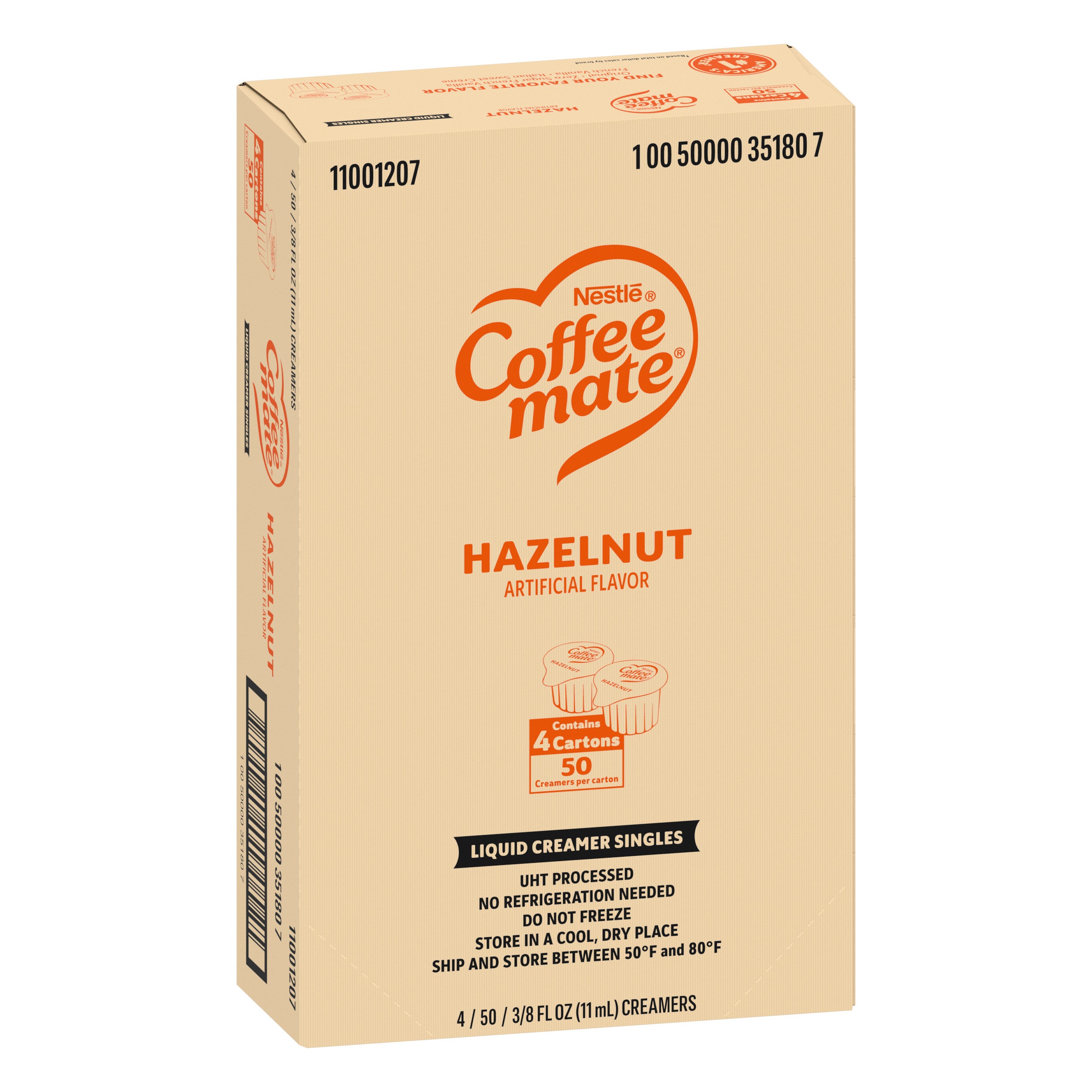 Hazelnut Creamer Portion Control Cups