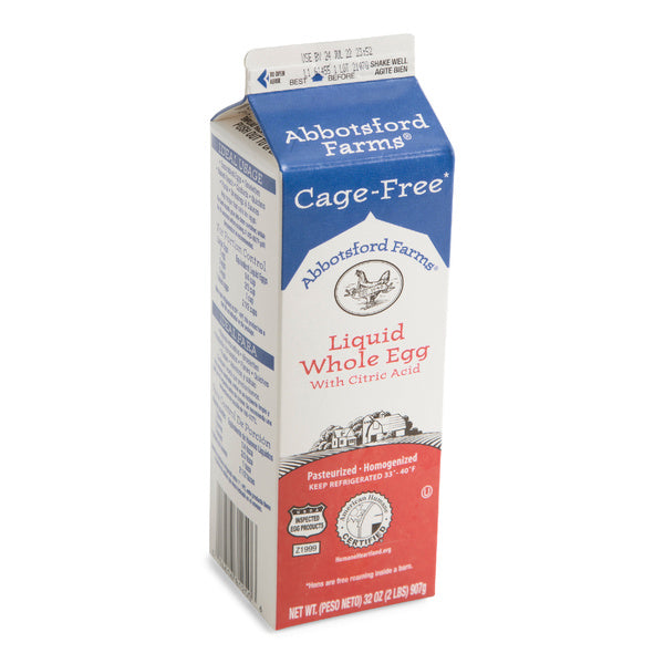 * Cage Free Whole Liquid Eggs