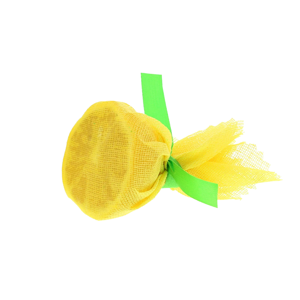 Lemon Wrap with Green Ribbon