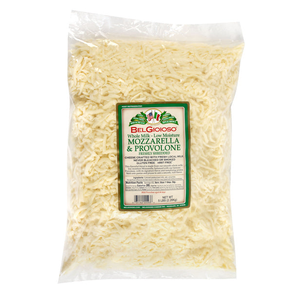 Shredded Blend Mozzarella Provolone Cheese