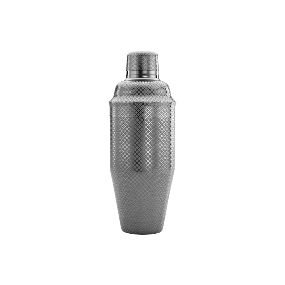 3 Piece Cocktail Shaker Black Lattice