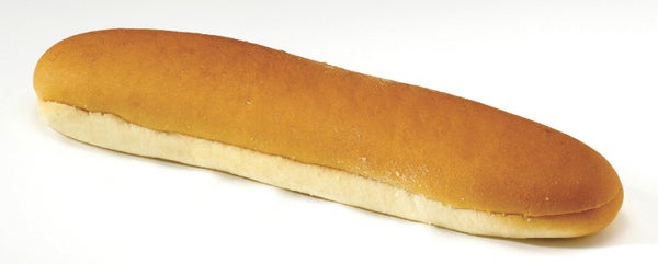 10 Inch Foot Long Hot Dog Bun Sliced