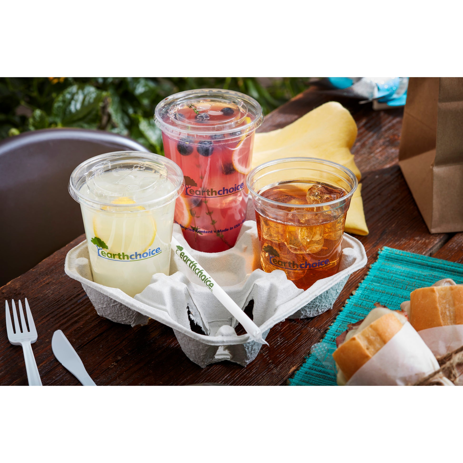 4 Cup Carry Tray