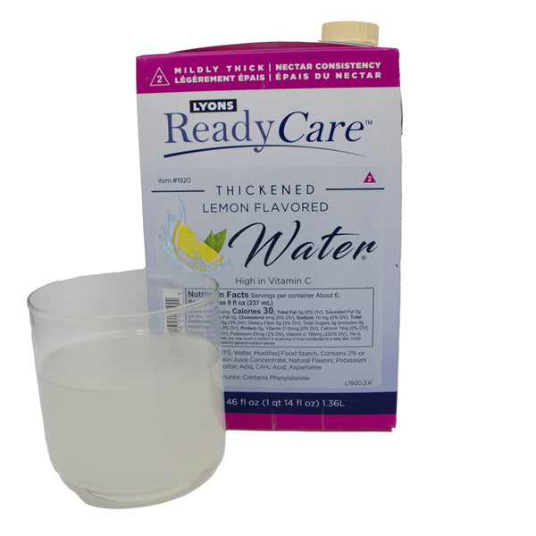 Water with Lemon Nectar Consistency