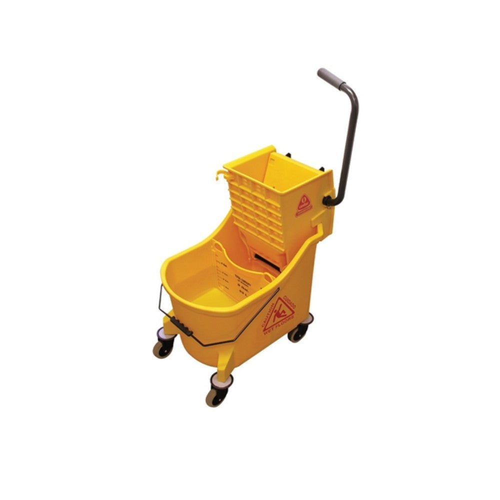 Mop Bucket and Wringer Yellow 36 Quart