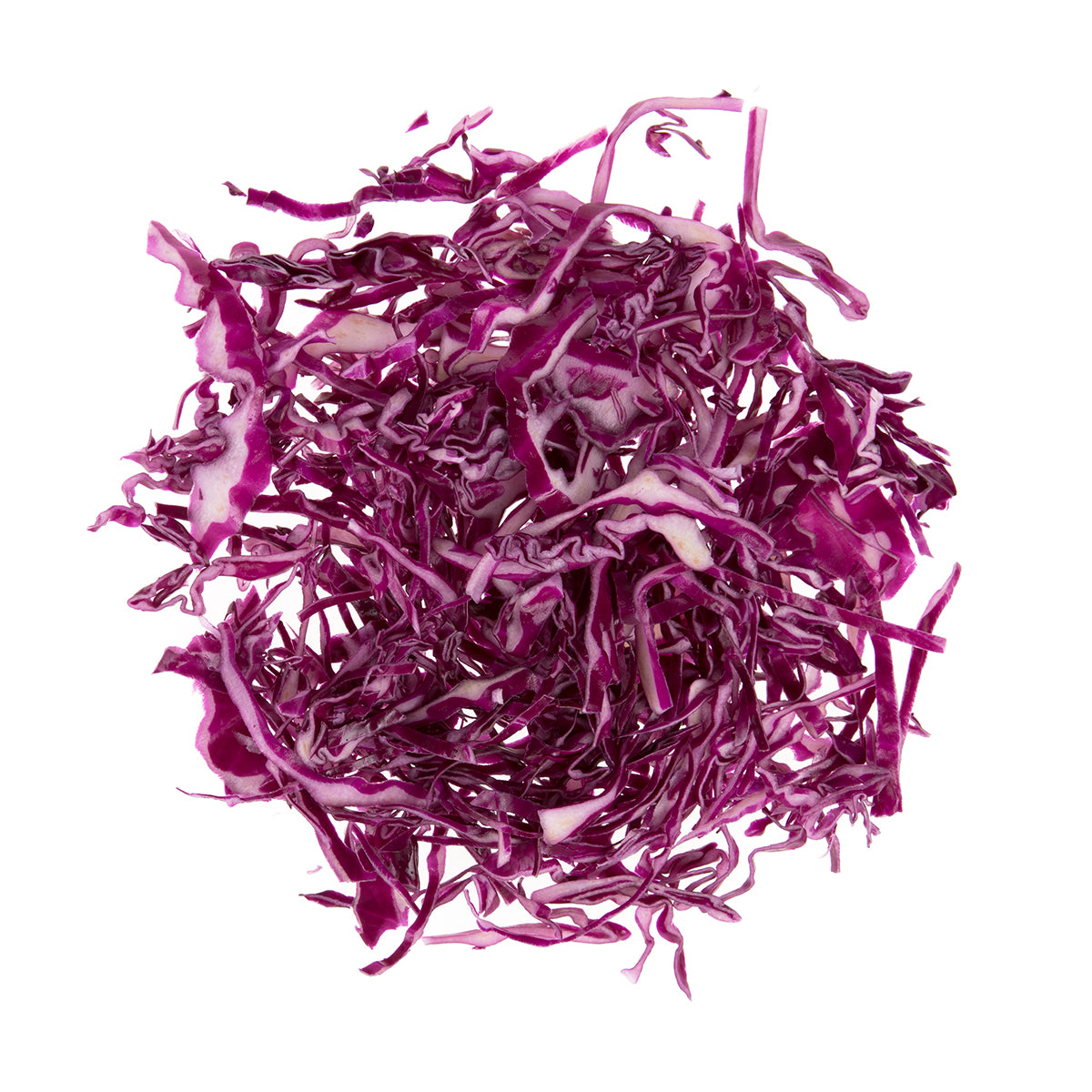 Thinly Shredded Red Cabbage