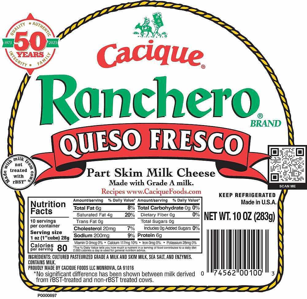 Ranchero Queso Fresco