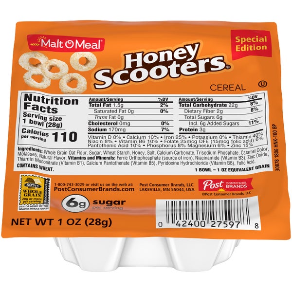 Scooter Honey Cereal