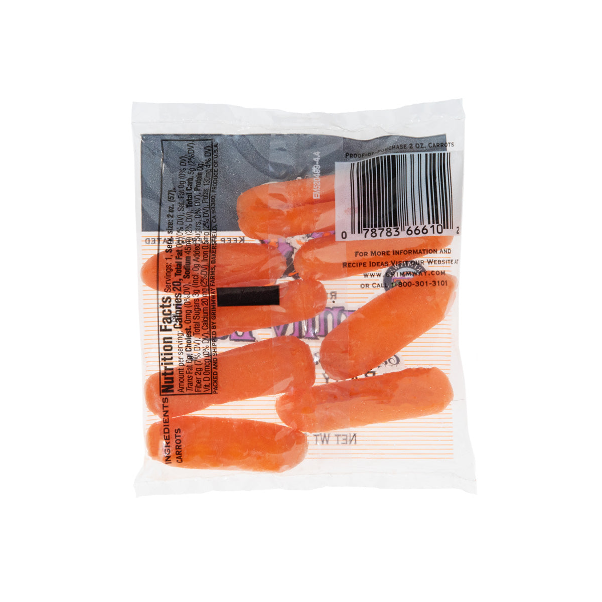 Snack Pack Baby Peeled Carrots